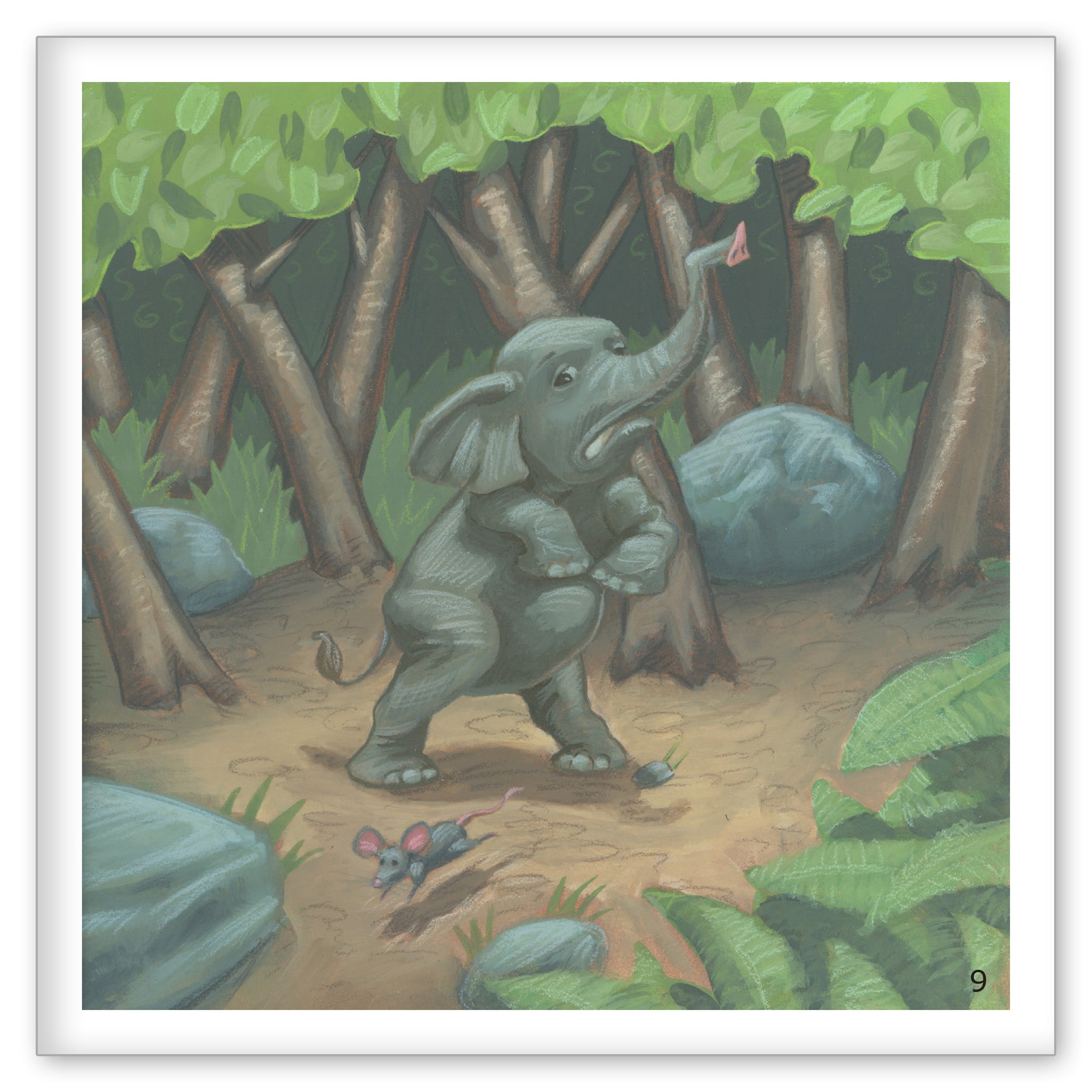 Baby Elephant Runs Away