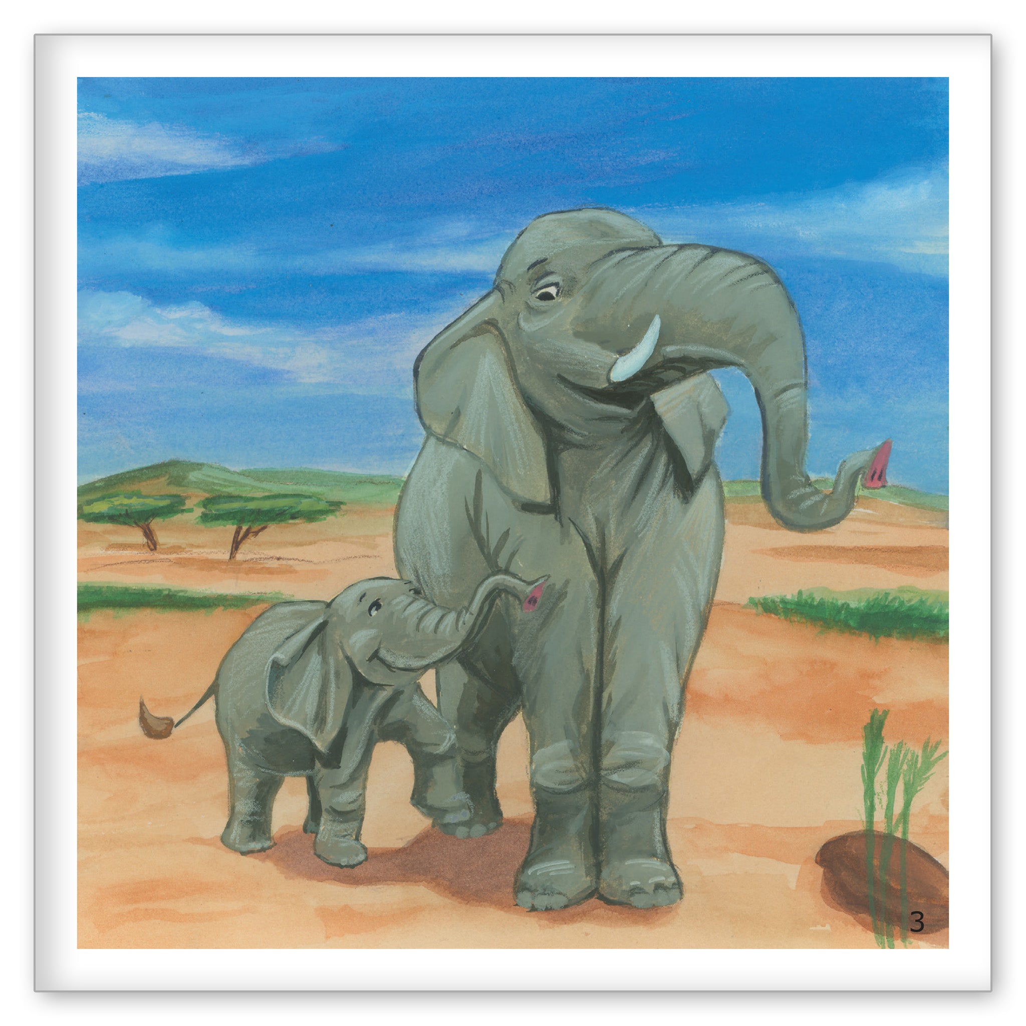 Berries for Baby Elephant