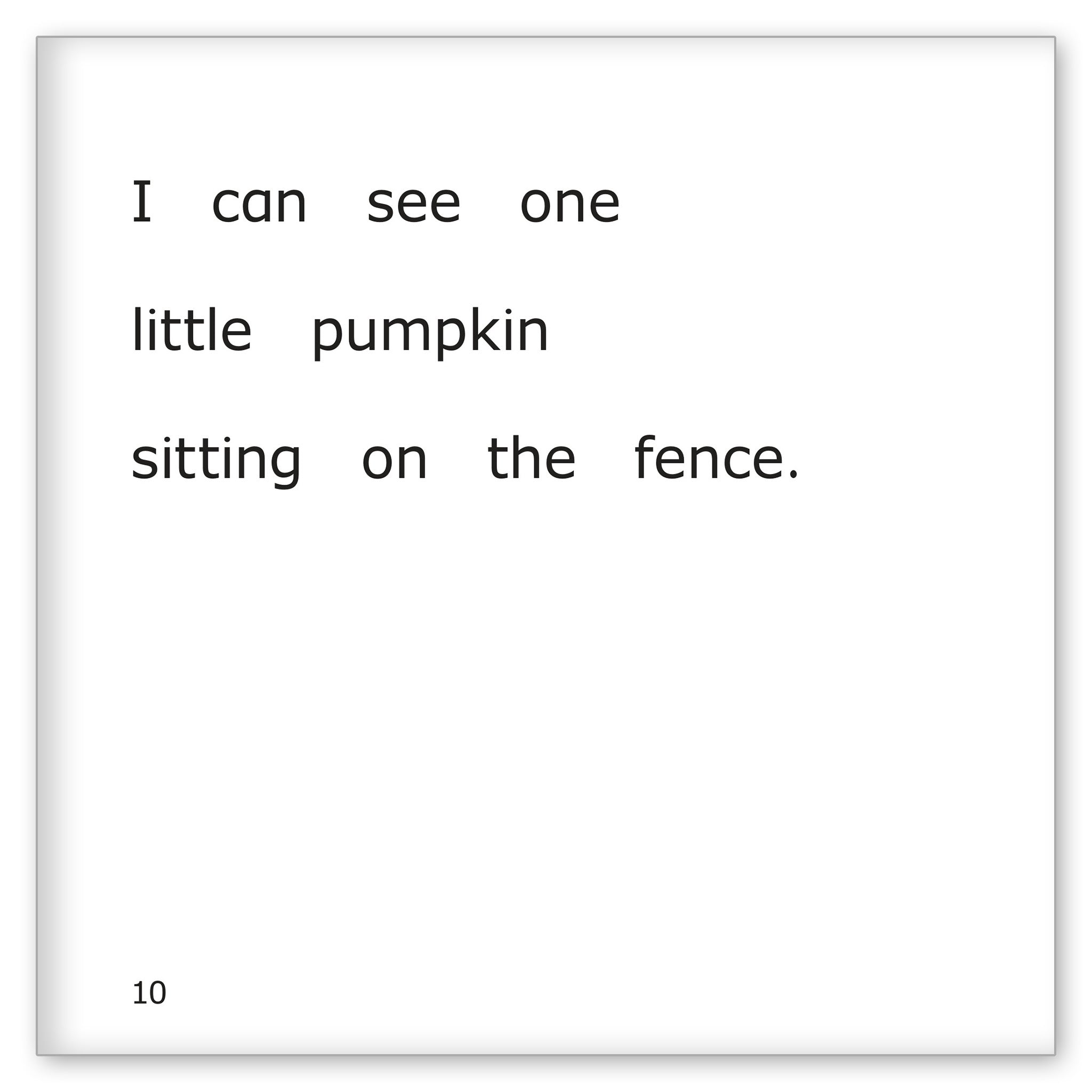 Danny's Five Little Pumpkins