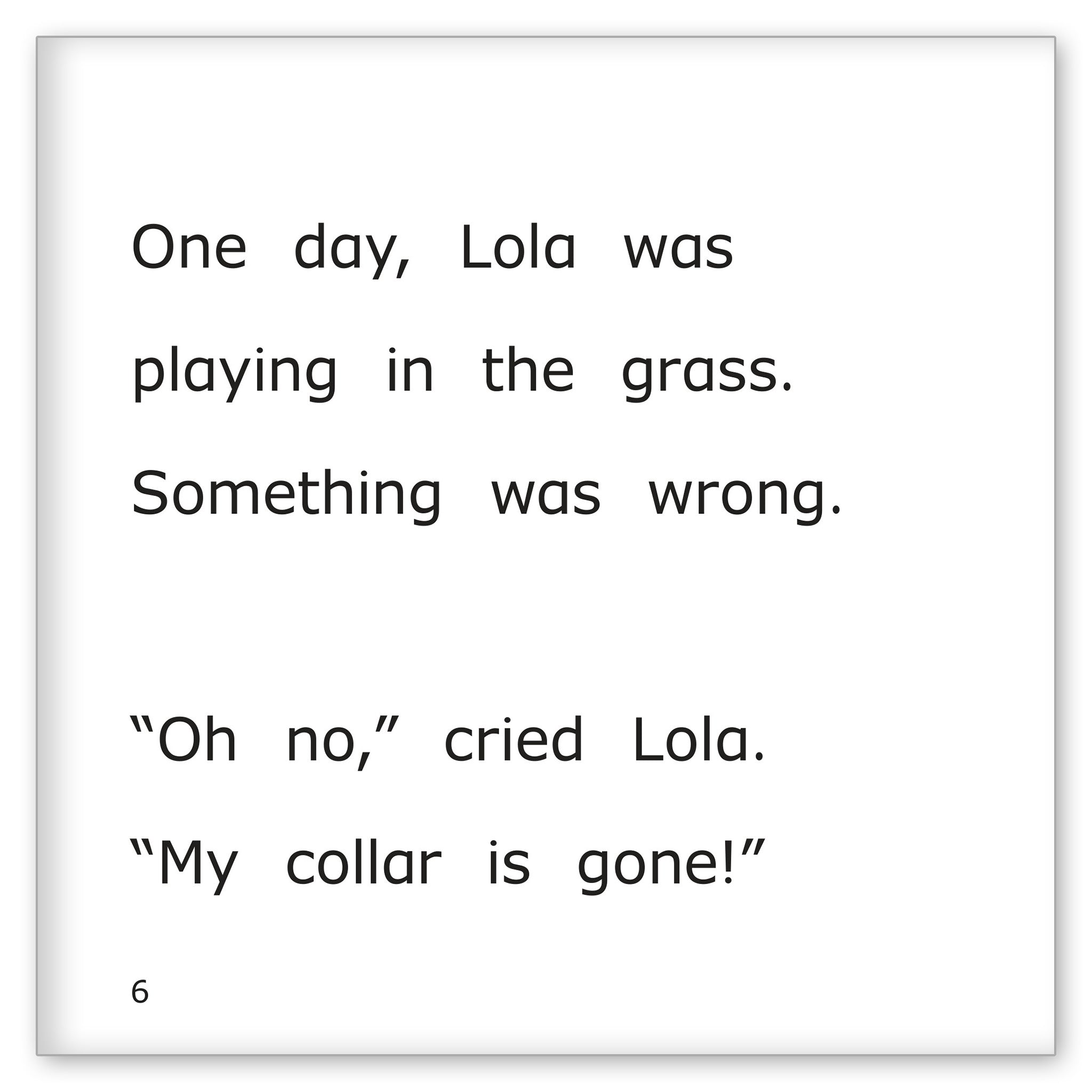 Lola's Lost Collar