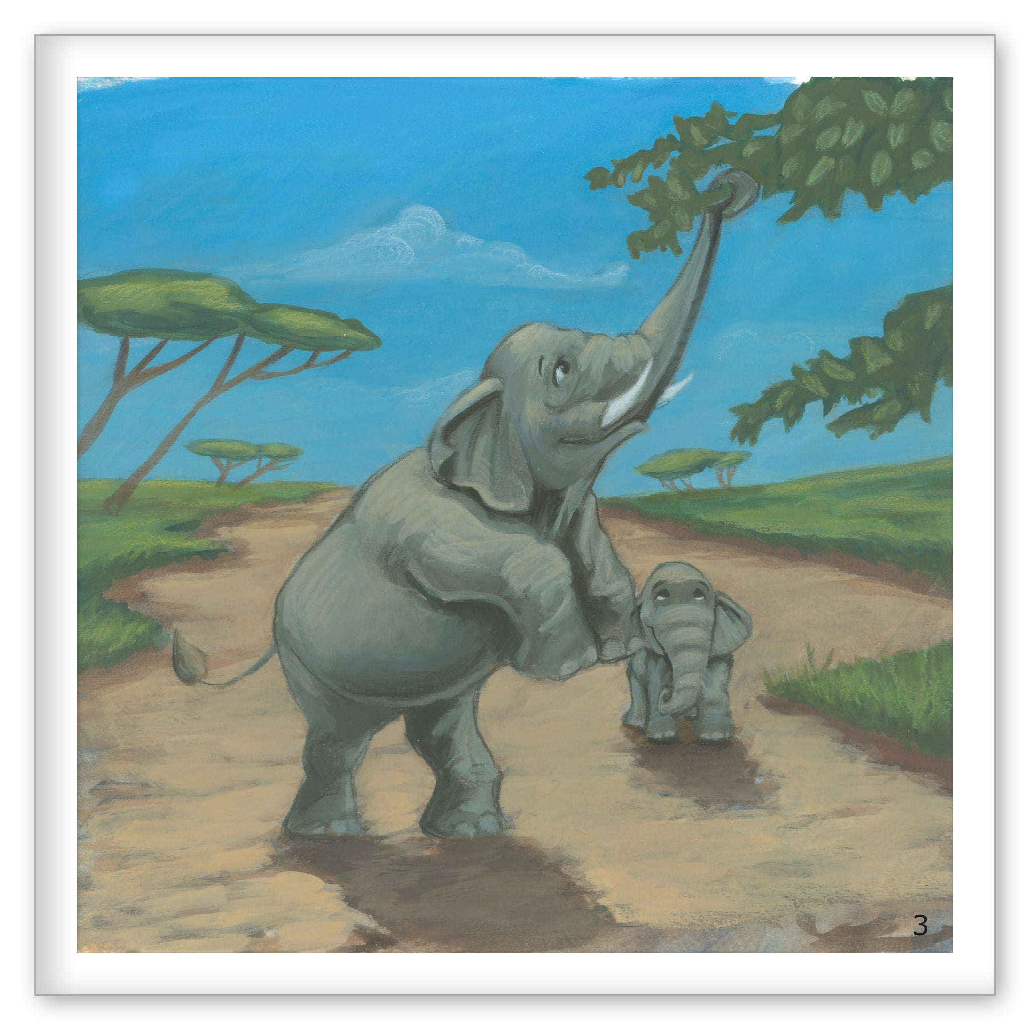 Lunch for Baby Elephant