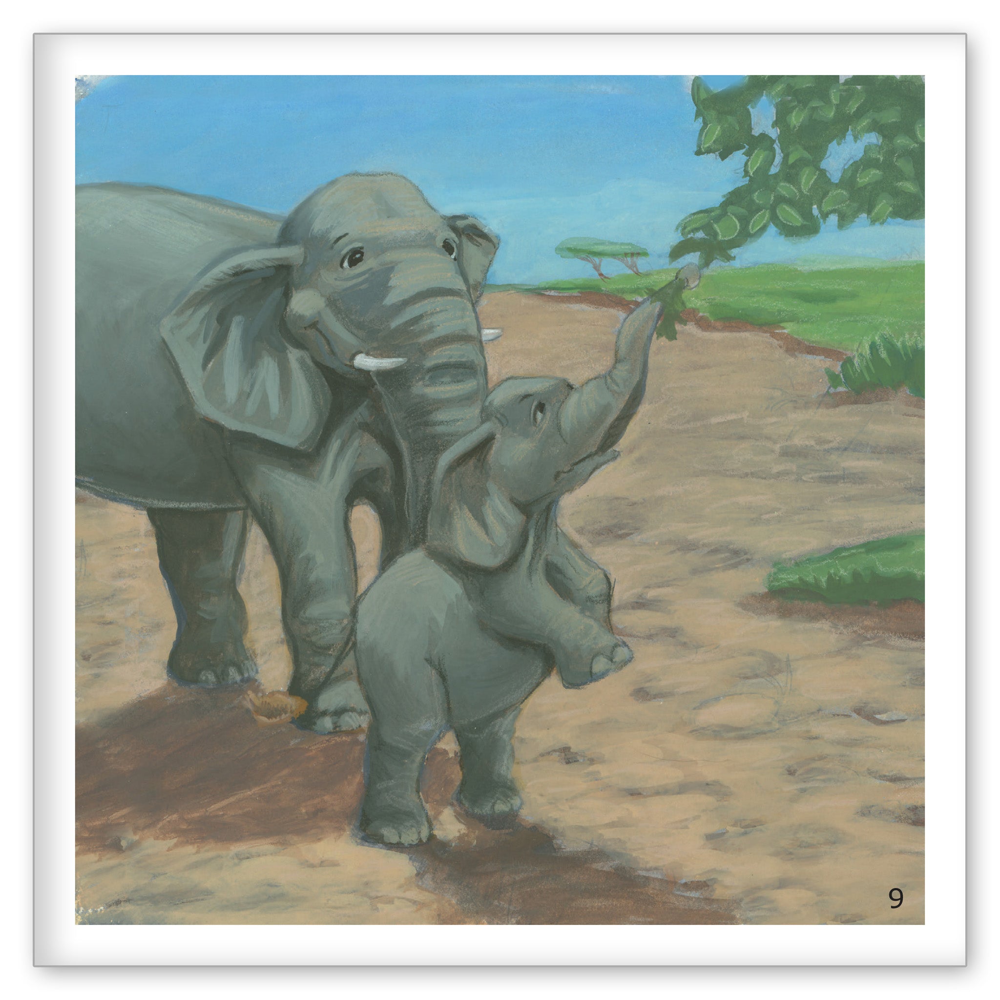 Lunch for Baby Elephant