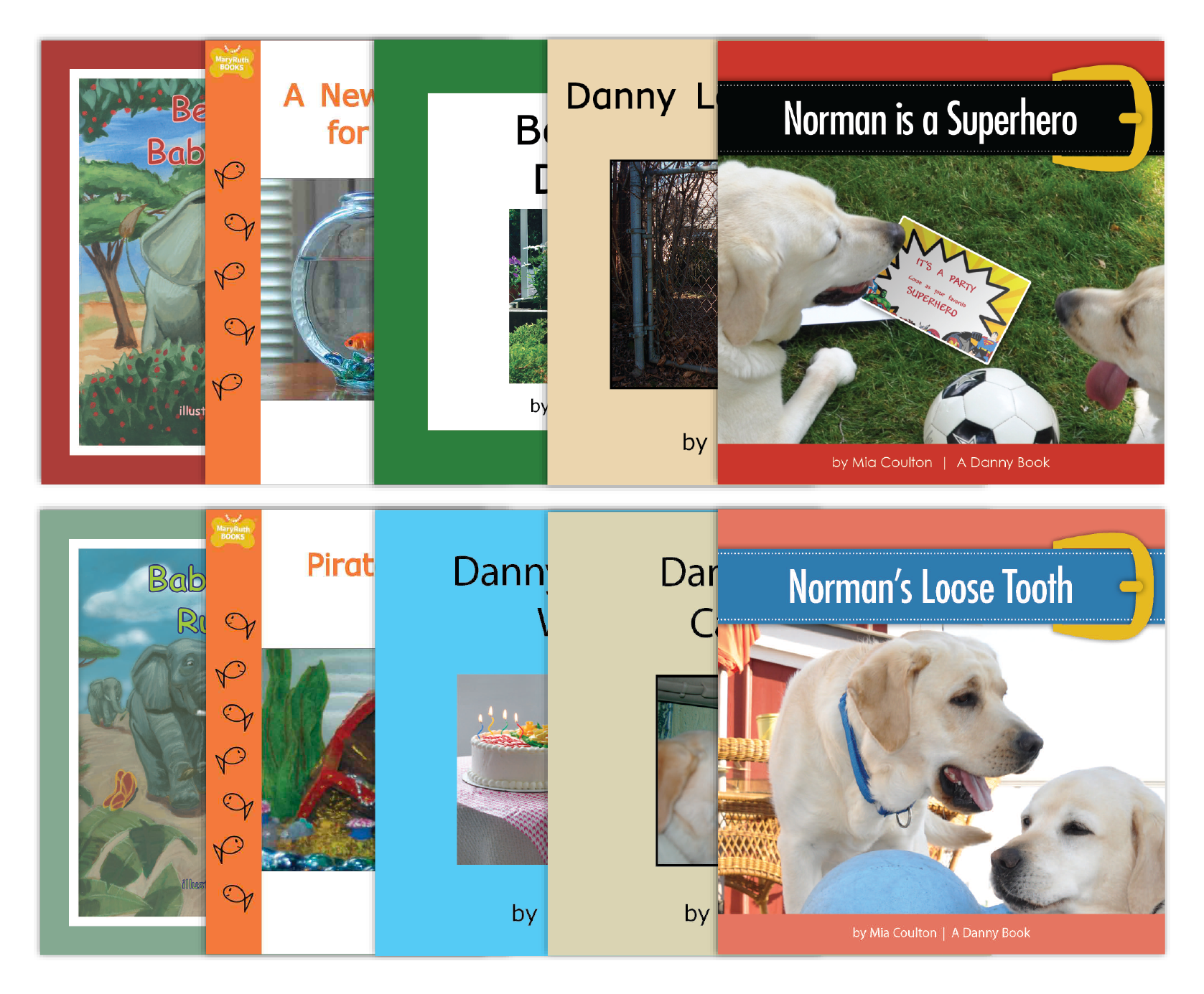 MRB Emergent Reading Set D-E from Various Series