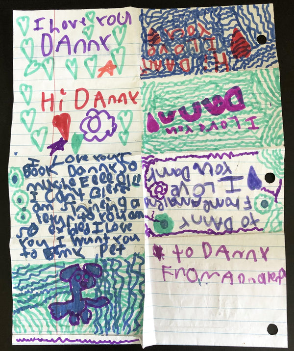 Handwritten note from Annalena