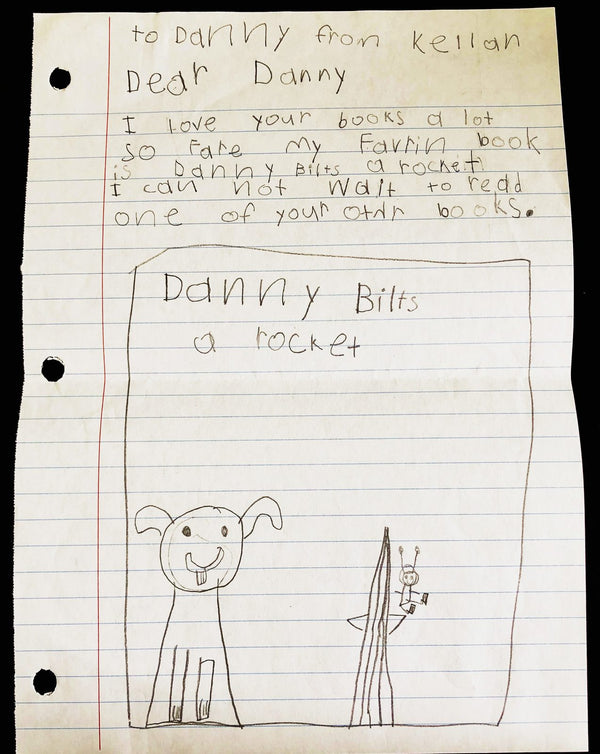 Handwritten note from Kellan