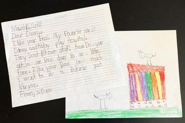 1st grade reader, Serena, wants to be an author too.