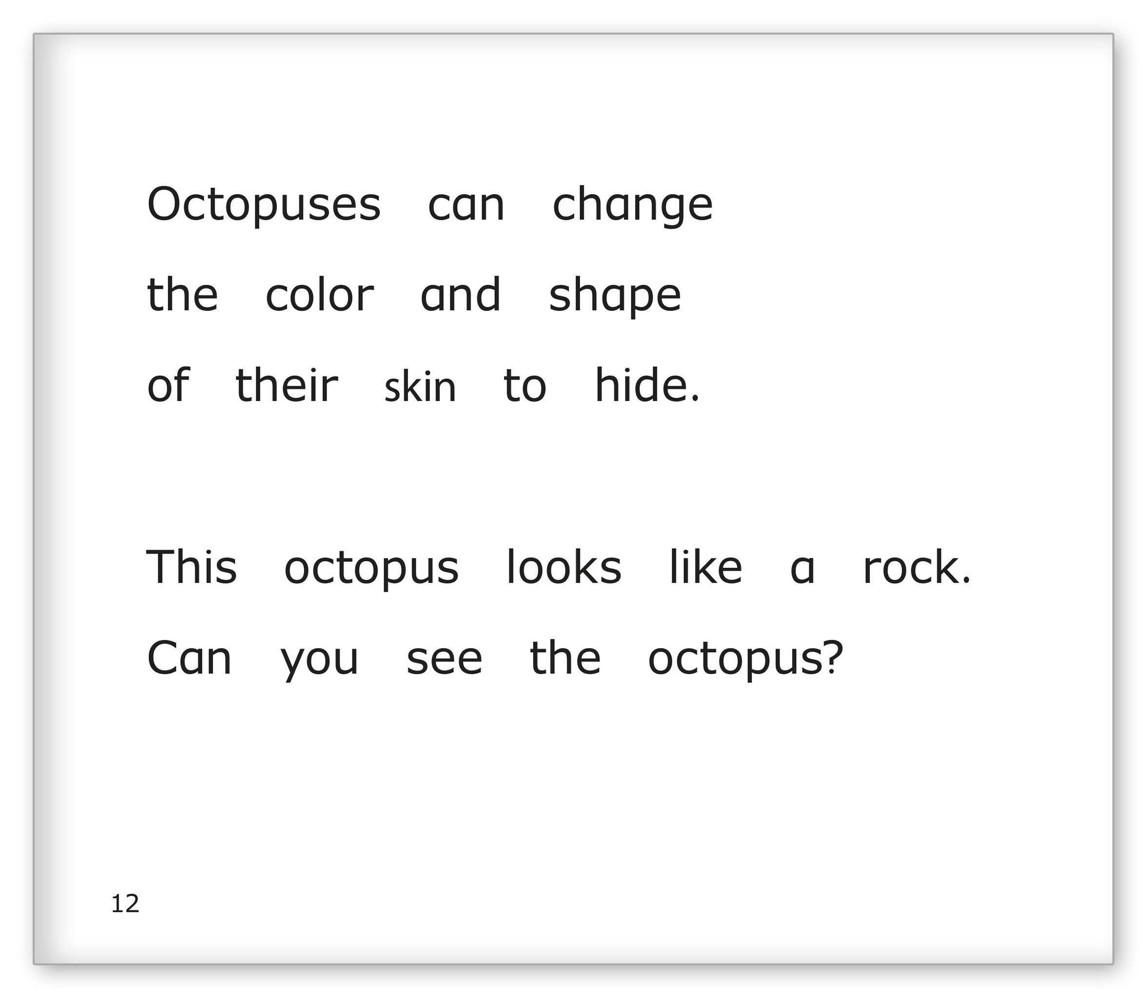 The Octopus at the Aquarium